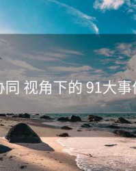 生态协同 视角下的 91大事件线路