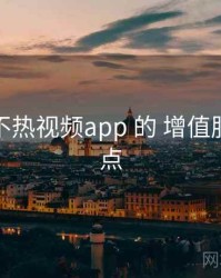 聚焦 汤不热视频app 的 增值服务 关键点